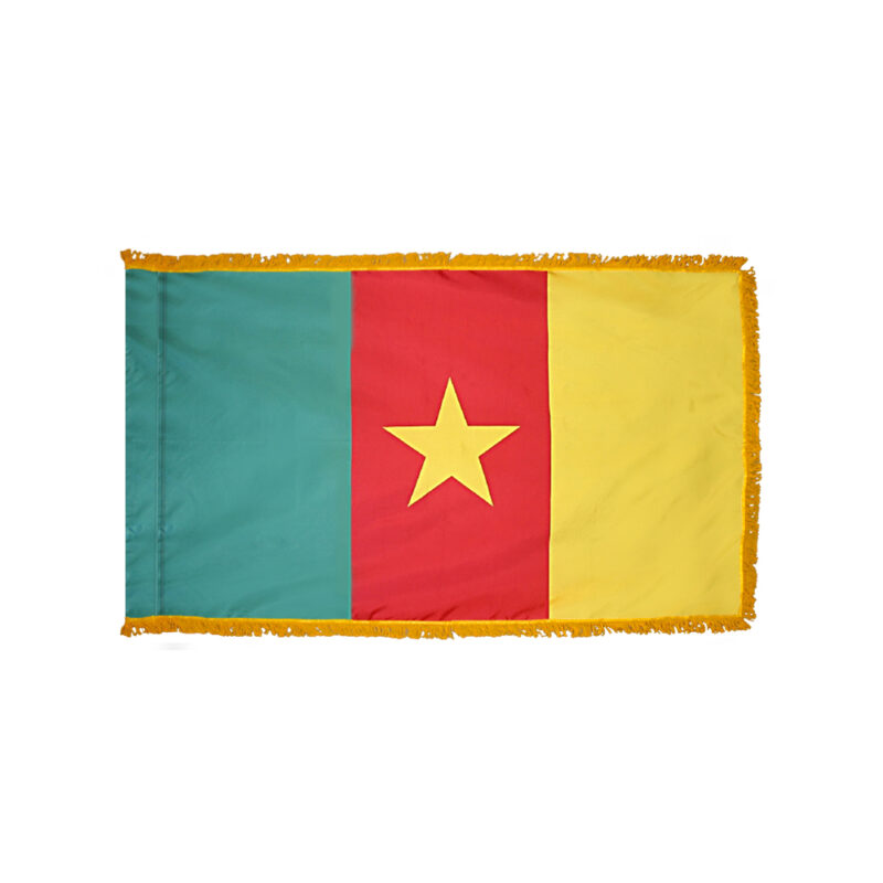 Cameroon Flag Fringed