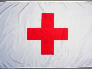 Red Cross Flag, Nylon 3′ X 5′