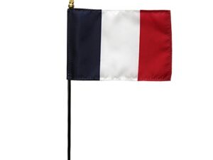 France Desk Flag, 4″ X 6″