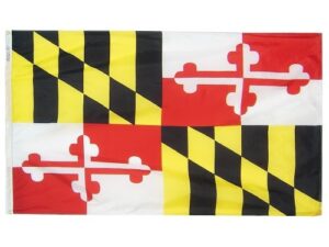State of Maryland Flag, Nylon All Styles