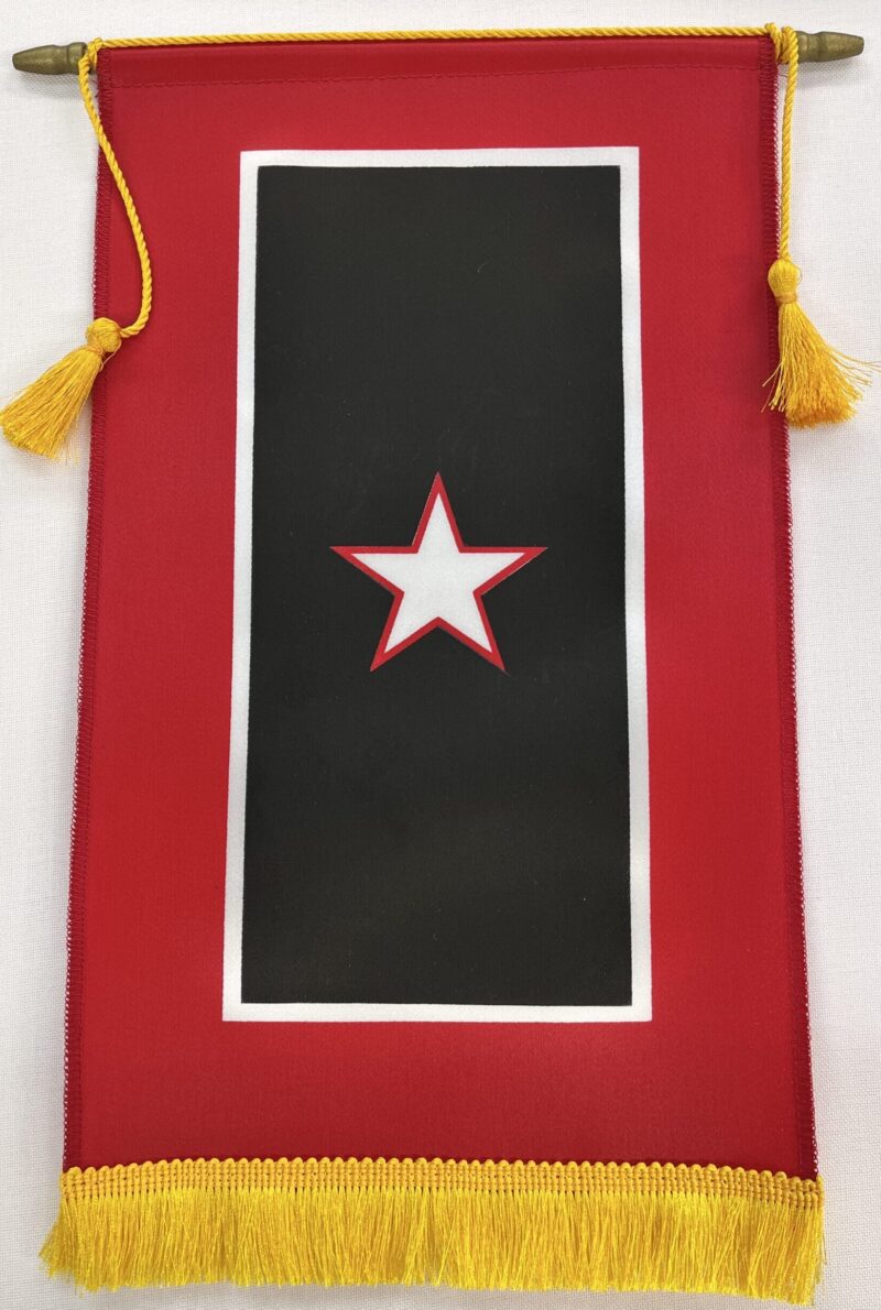 white star banner