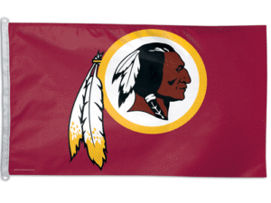 Washington Redskins NFL Polyester Flag, 3′ X 5′