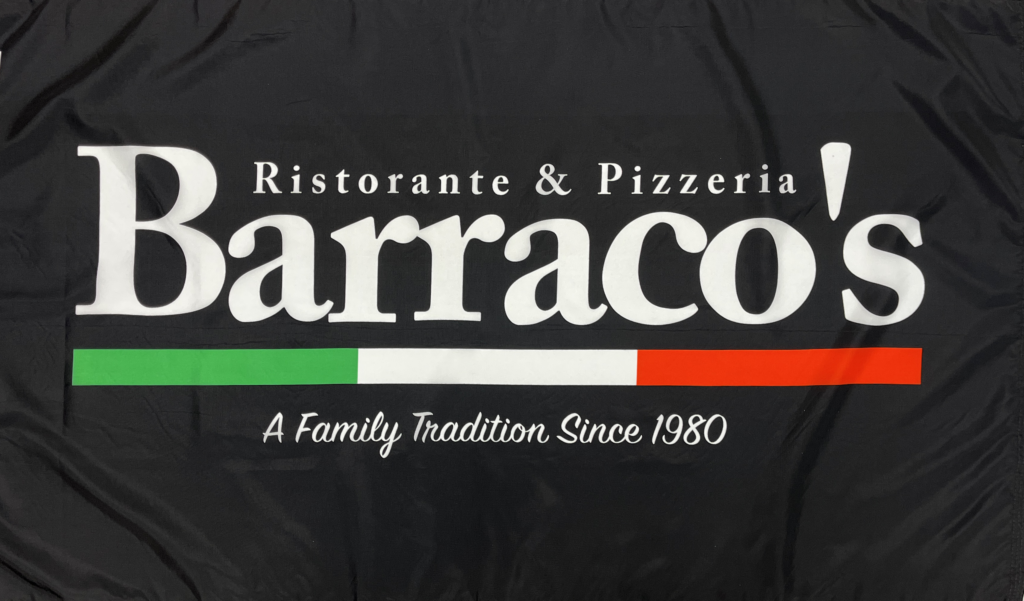 Custom Digital Flags Barracos Pizza