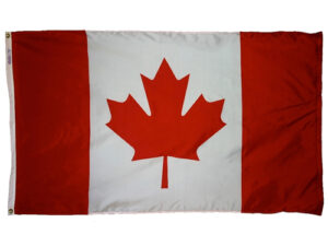 Canada Nylon Flag, All Styles