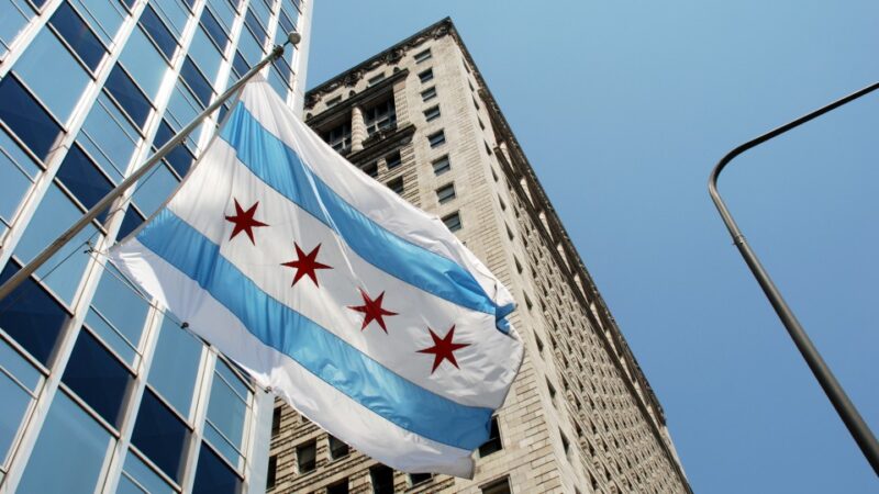 City of Chicago Illinois Flag