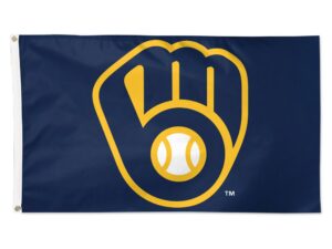 Milwaukee Brewers MLB Polyester Flag, 3′ X 5′
