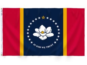 State of Mississippi Flag, Nylon All Styles