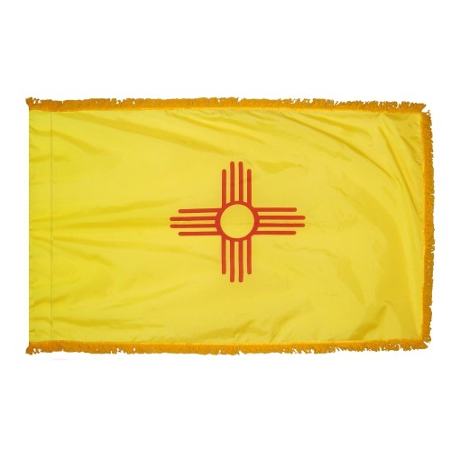 State of New Mexico Flag Fringed