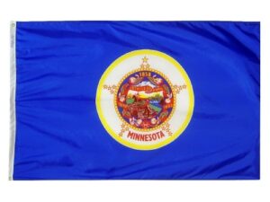State of Minnesota Flag, Nylon All Styles