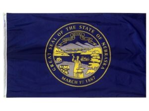State of Nebraska Flag, Nylon All Styles
