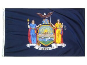 State of New York Flag, Nylon All Sizes