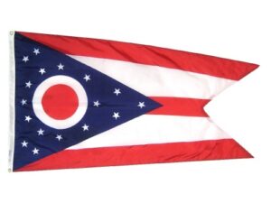 State of Ohio Flag, Nylon All Styles