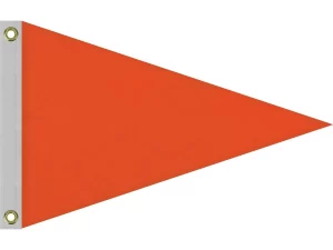 Blank Nylon Attention Action Pennant, All Sizes & Colors