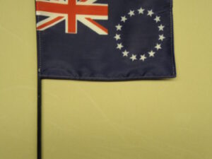 Cook Islands Desk Flag, 4″ X 6″