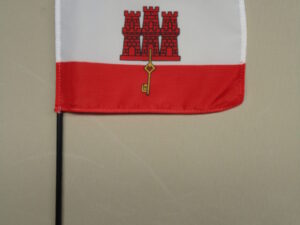 Gibraltar Miniature Desk Flag, 4″ X 6″