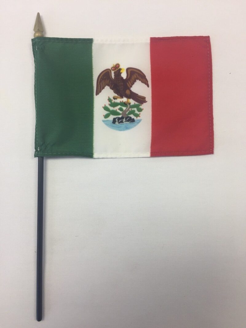 Mexico 1821 Desk Flag