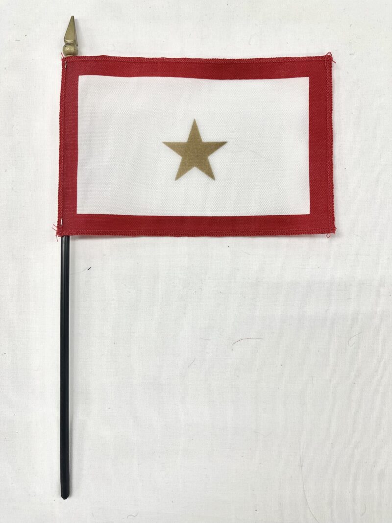 Gold Star Desk Flag
