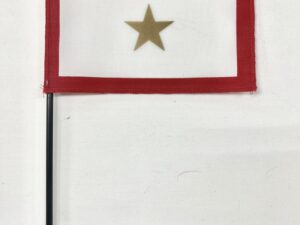 Gold Star Desk Flag, 4″ X 6″