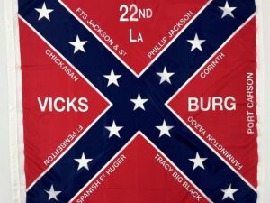 22nd Louisiana Infantry Regiment, Nylon 4′ X 4′