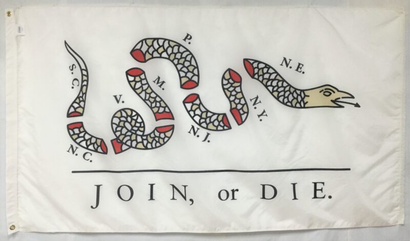 Join or Die Ben Franklin