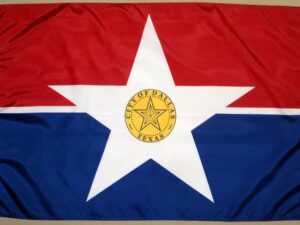 Dallas Texas Flag, Nylon All Sizes