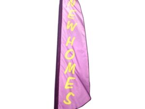 New Homes Feather Flag, Nylon 3′ X 8′