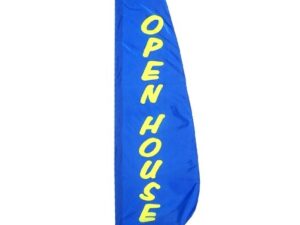 Open House Feather Flag, Nylon 3′ X 8′