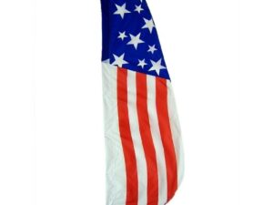 Patriotic Feather Flag, Nylon 3′ X 8′