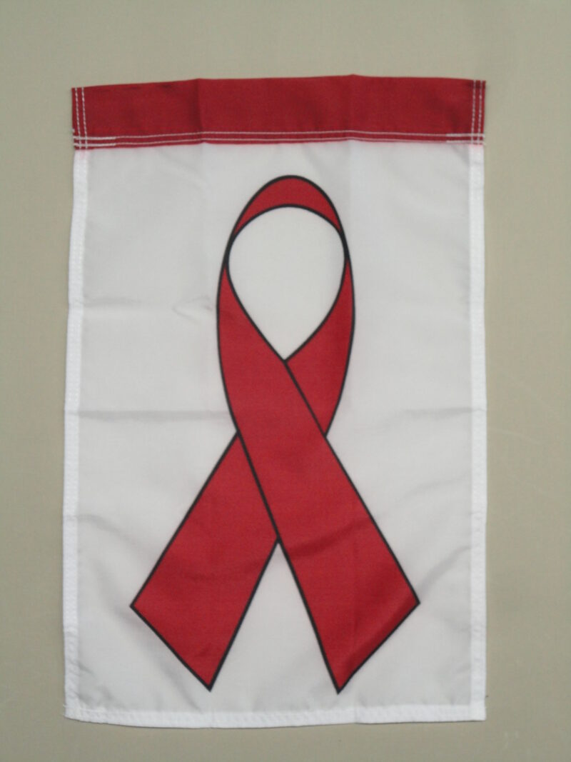 Red Ribbon Garden Banner
