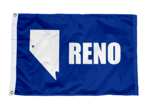 Reno Nevada Flag, Nylon All Sizes
