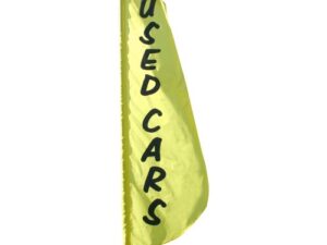Used Cars Feather Flag, Nylon 3′ X 8′