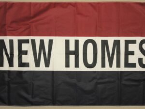 New Homes Message Flag, 3′ X 5′