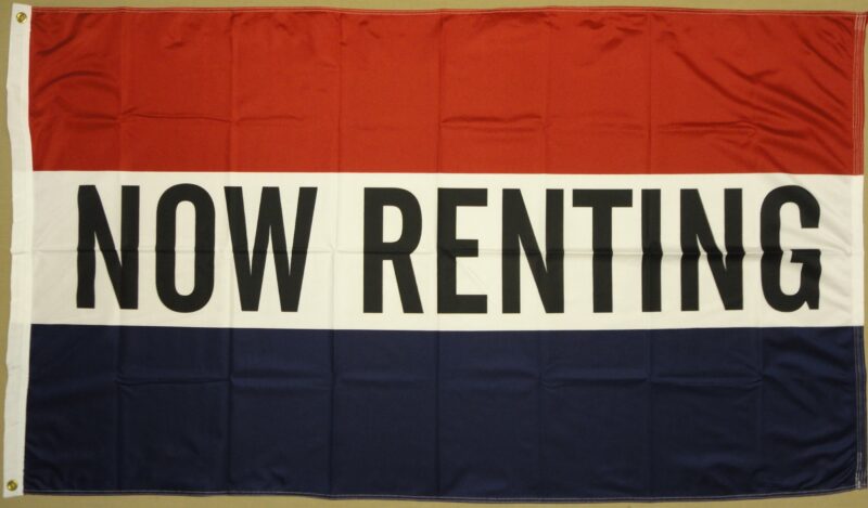 Now Renting Message Flag