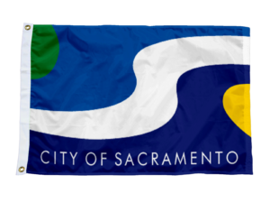 Sacramento California Flag, Nylon All Sizes