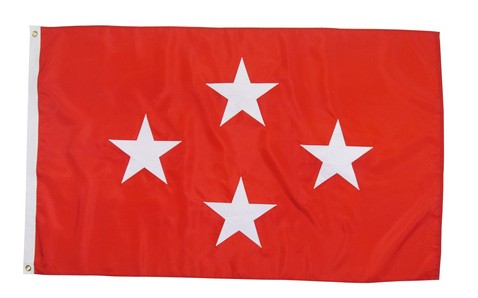 United States Marine Corps Officer Flag 4 Star