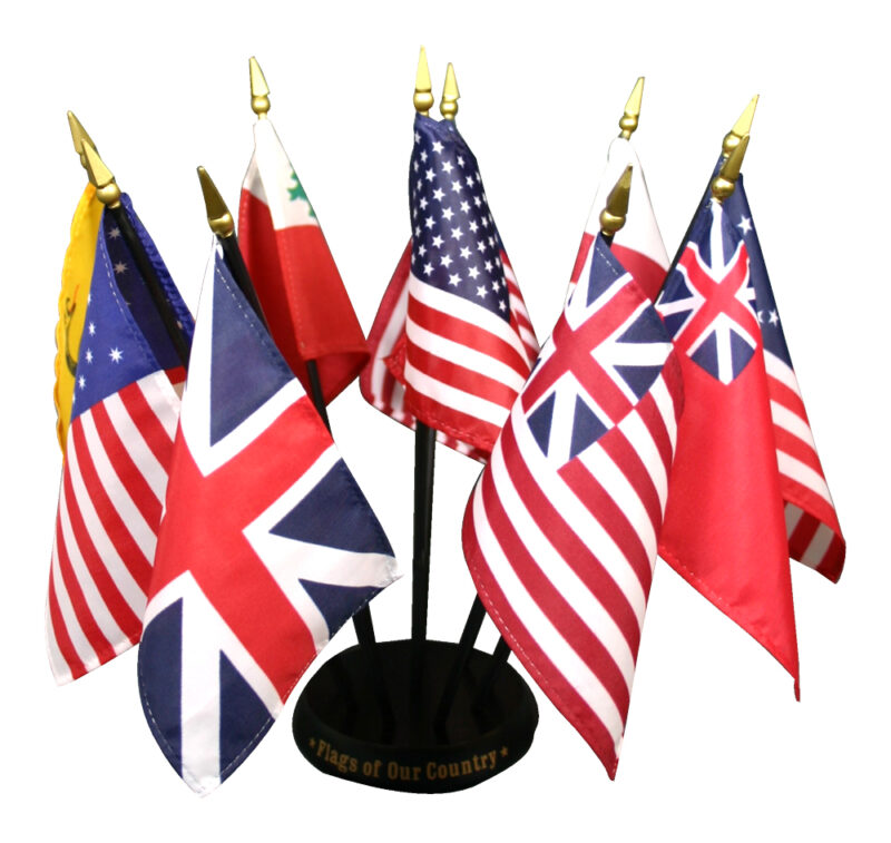 Flags of our Country Desk Flag Set