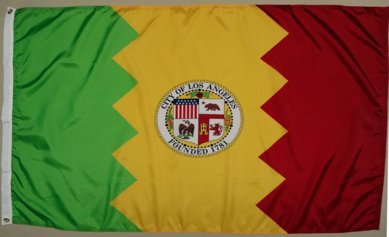 Los Angeles California Flag