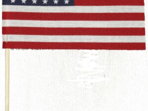 United States No-Fray Stick Flag, All Sizes