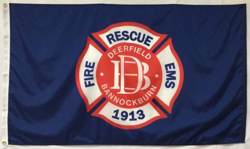 Custom Digital Flags Deerfield Bannockburn Illinois EMS