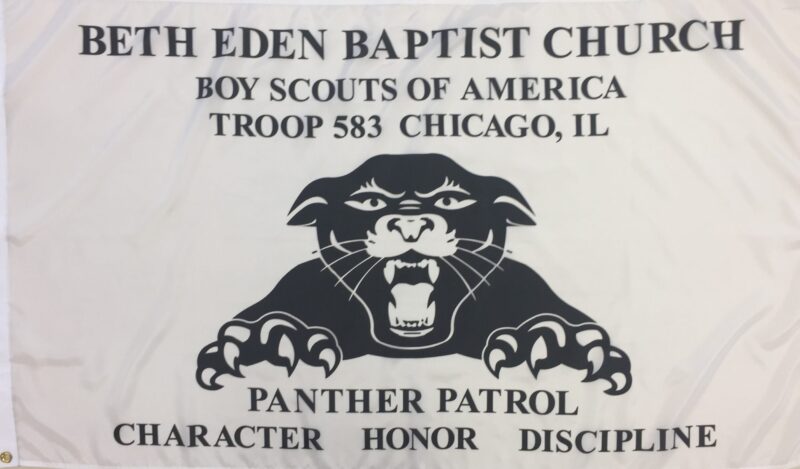 Custom Screen Printed Flag Beth Eden Baptist Church